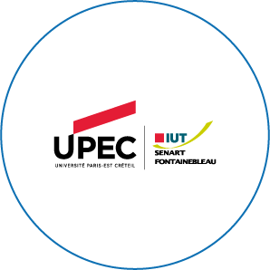 IUT SENART FONTAINEBLEAU Logo Rond