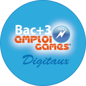 Bac 3 Digitaux Emploigames Logo Rond